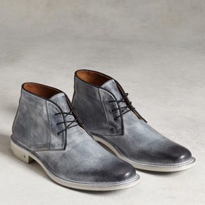 John Varvatos Black white College Chukka Size 11